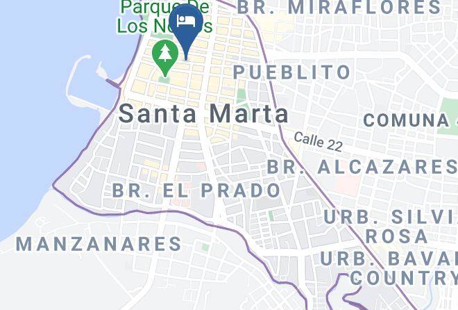 Santa Marta - Hotel Miami Sm Maps