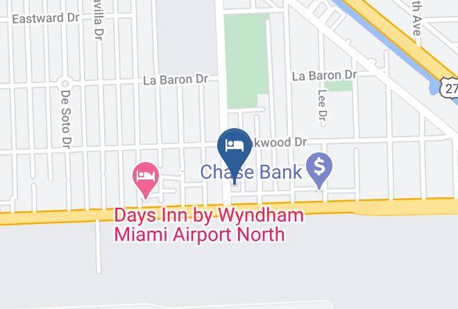 Miami Dade - Hotel Miami Springs Inn Maps