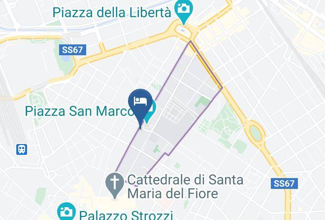 Florence - Hotel Miceli Civico 50 Maps