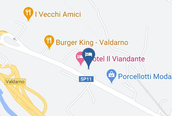 Arezzo - Hotel Michelangelo Valdarno Maps