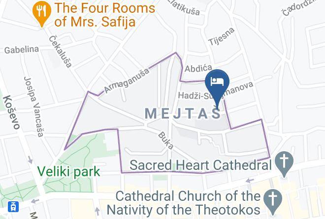 Sarajevo - Hotel Michele Maps