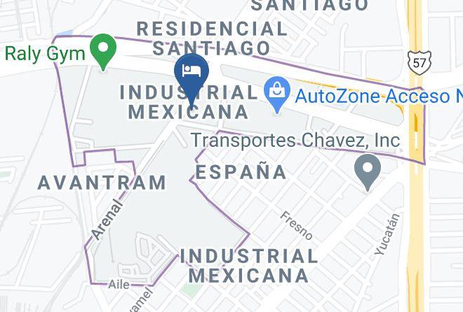 San Luis Potosi Industrial Mexicana 17 - Hotel Michigan Maps