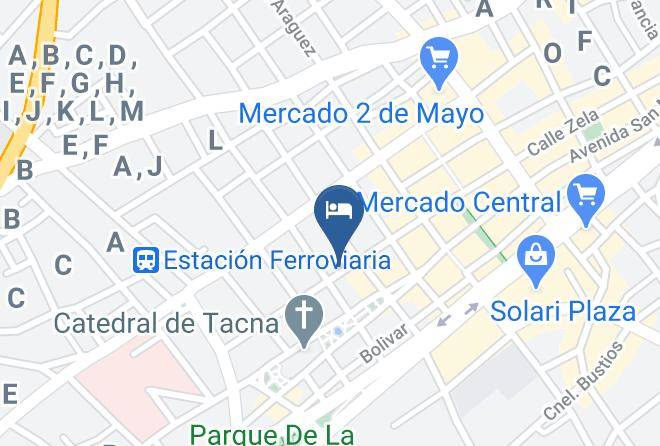 Hotel Miculla Tacna Map
