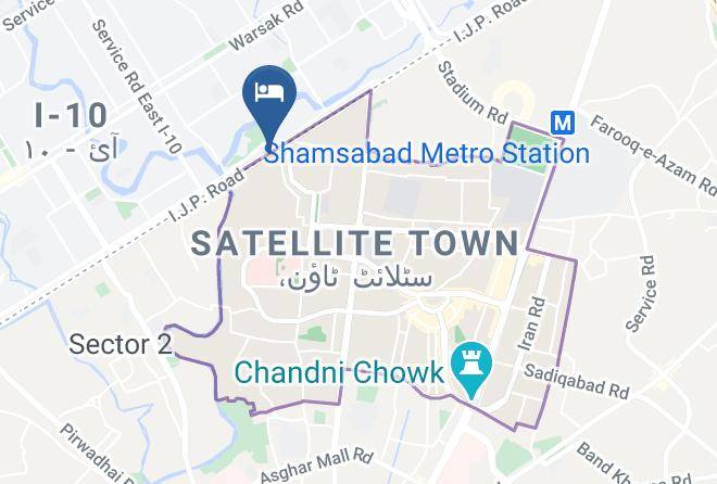 Islamabad - Hotel Mid City Maps