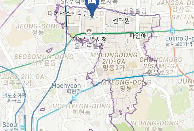 Junggu - Hotel Midcity Myeongdong Maps