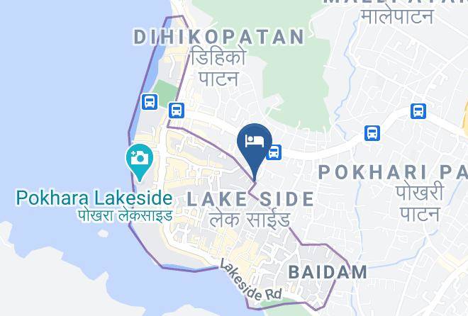 Pokhara - Hotel Middle East Maps