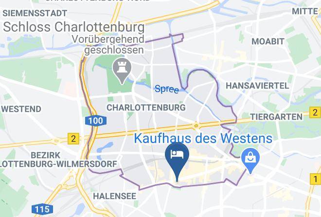 Stadt Berlin - Hotel Midi Inn City West Am Kurfurstendamm Maps