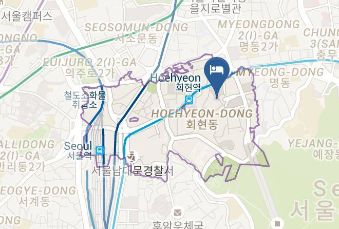 Junggu - Hotel Mido Myeongdong Maps