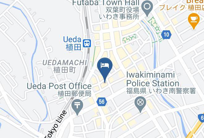 Iwaki City - Hotel Midori Iwaki Ueda Maps