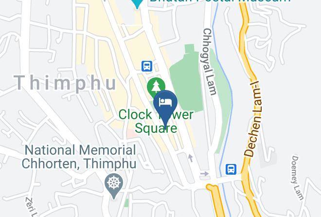 Thimphu - Hotel Midpoint Maps