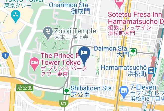 Minato Ward - Hotel Mielparque Tokyo Maps