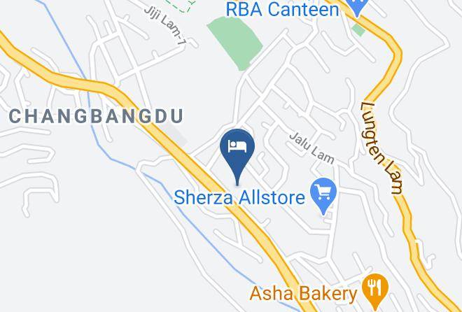 Thimphu - Hotel Migmar Maps