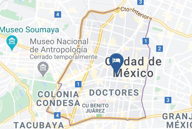Cuauhtemoc - Hotel Miguel Angel Maps