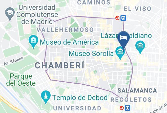 Madrid - Hotel Miguel Angel Maps