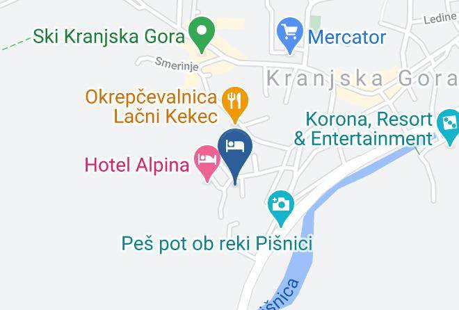 Kranjska Gora - Hotel Miklic Maps