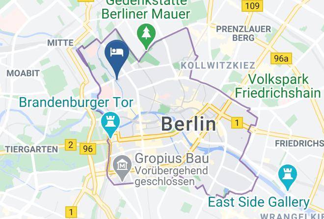Stadt Berlin - Hotel Mikon Eastgate Maps