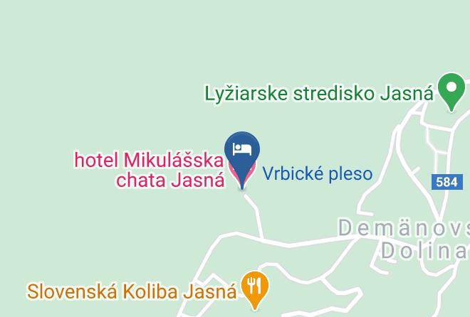 Liptovsky Mikulas - Hotel Mikulasska Chata Jasna Maps