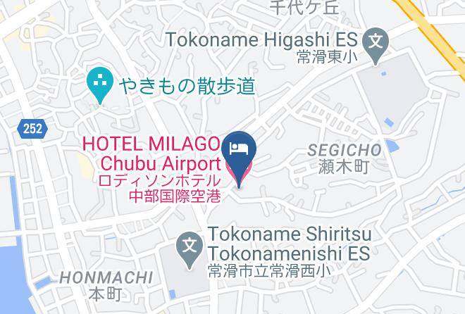 Tokoname City - Hotel Milago Chubu Airport Maps