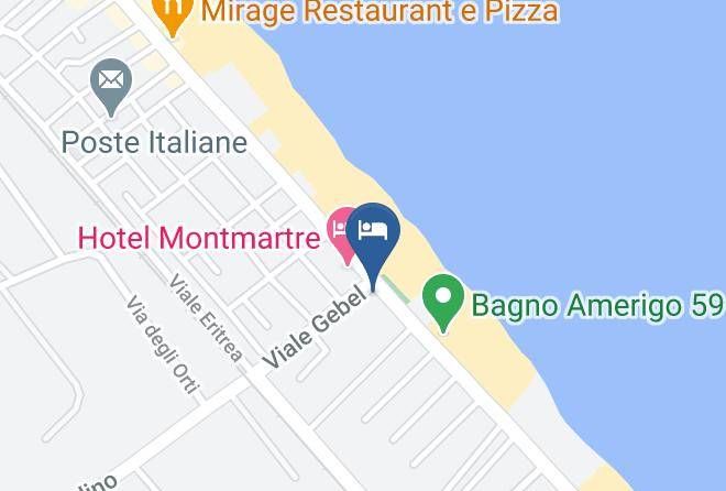 Rimini - Hotel Milanese Maps