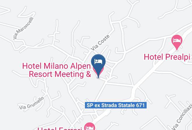 Bergamo - Hotel Milano Alpen Resort Meeting & Spa Maps