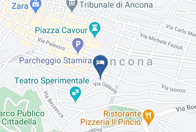 Ancona - Hotel Milano Maps