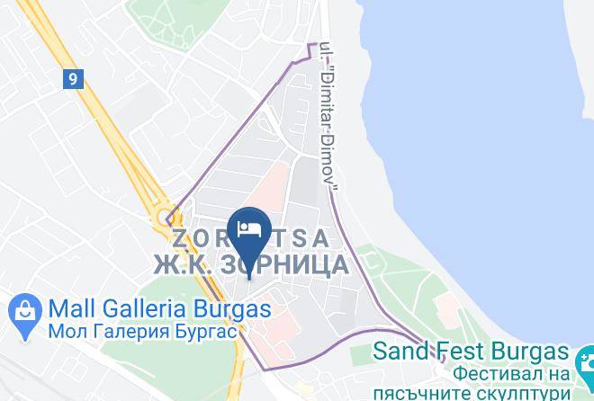 Burgas Zhk Zornitsa - Hotel Milano Maps