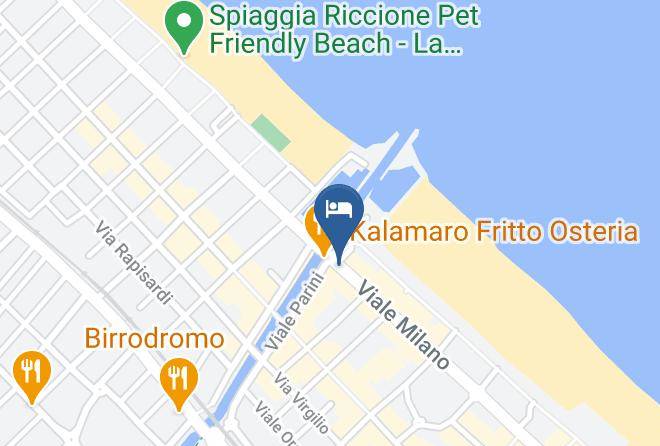 Rimini - Hotel Milano Helvetia Maps