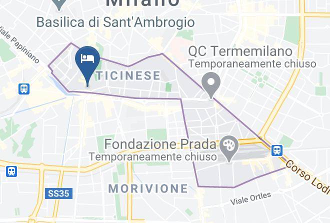 Milan - Hotel Milano Navigli Maps