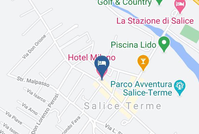 Hotel Milano Map