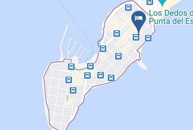 Punta Del Este - Hotel Milano Maps
