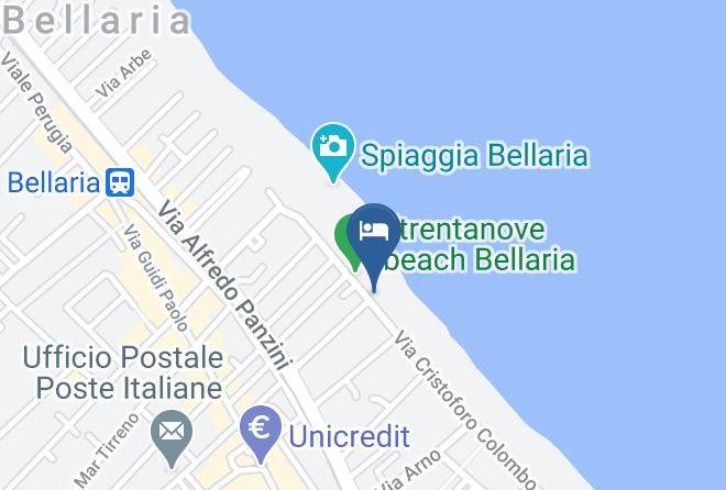 Rimini - Hotel Milano Resort Maps