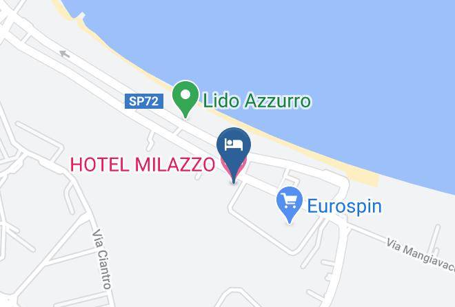 Messina - Hotel Milazzo Maps