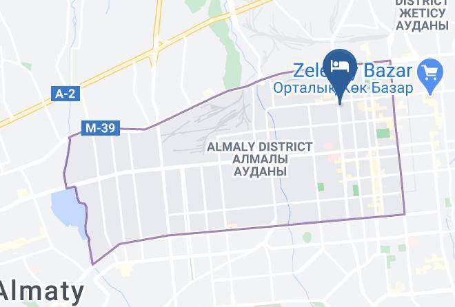 Almaty City - Hotel Mildom Express Maps