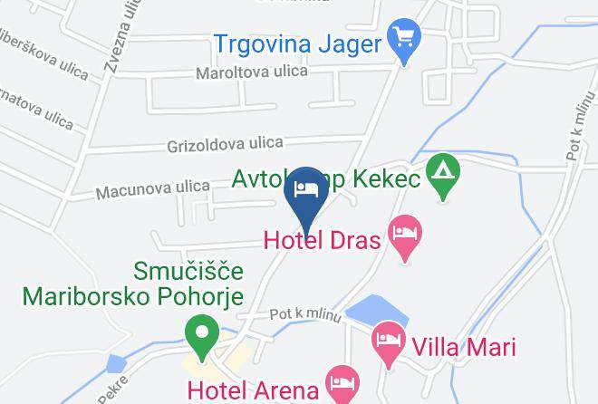 Maribor - Hotel Milena Maribor Maps