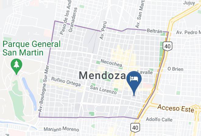 Mendoza - Hotel Milena Maps