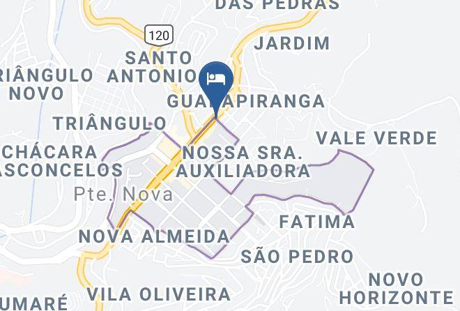 Ponte Nova - Hotel Milenio Maps