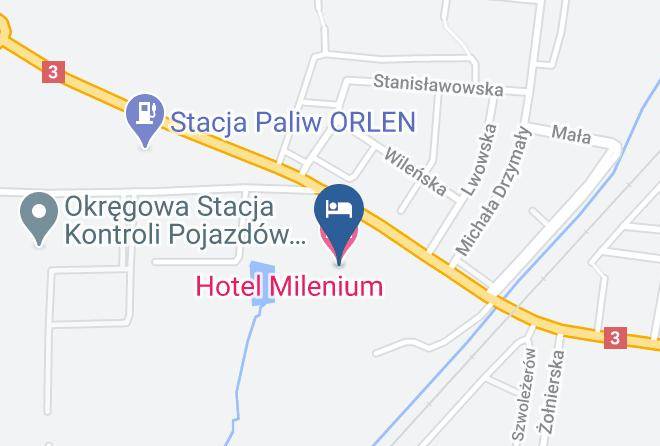 Legnica - Hotel Milenium Maps