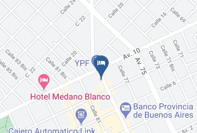 Necochea - Hotel Milesi Maps