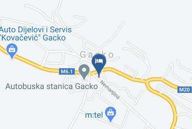 Trebinje - Hotel Milica Maps