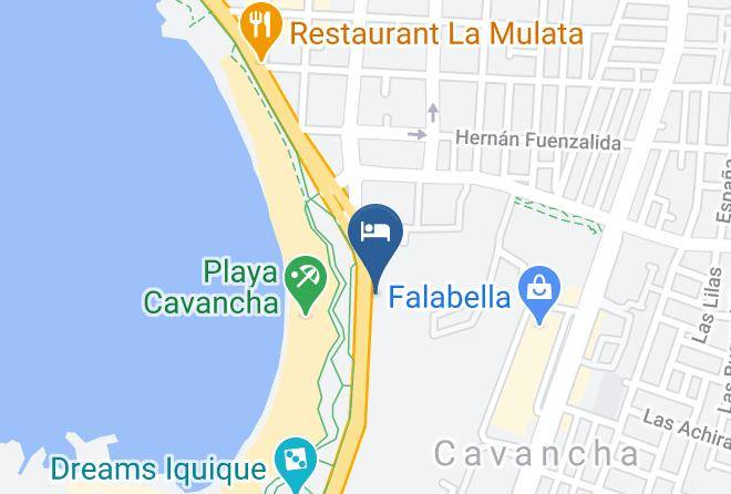 Iquique Province - Hotel Militar Granaderos Maps