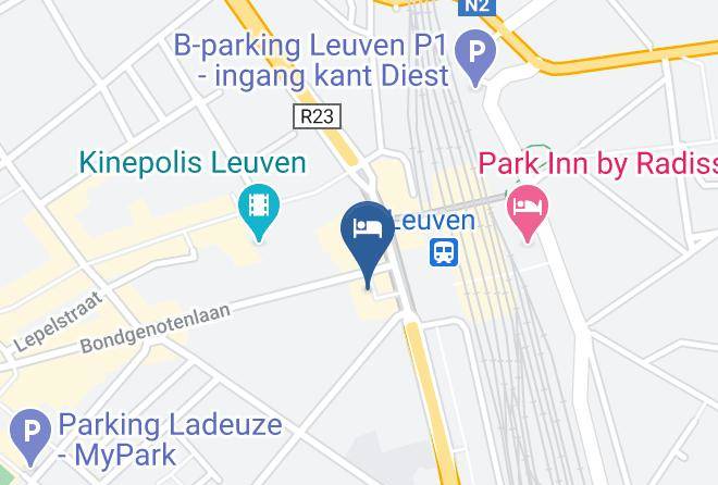 Flemish Brabant - Hotel Mille Colonnes Maps