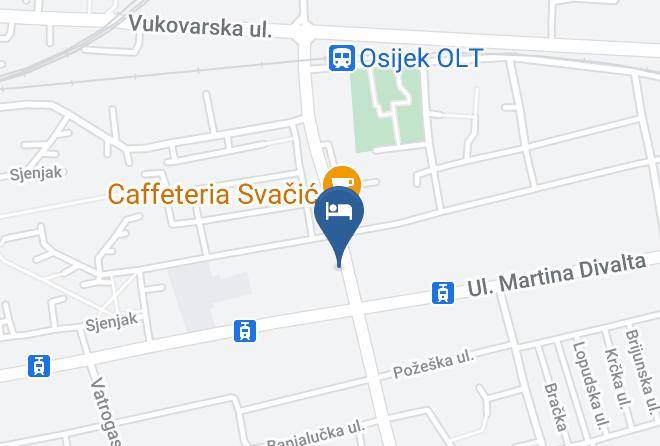 Osijek - Hotel Millennium Maps