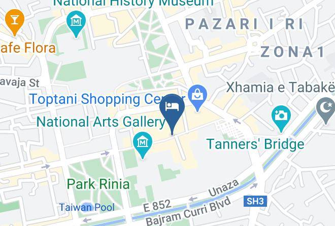 Tirana - Hotel Millennium Tirana Albania Maps