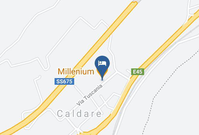Viterbo - Hotel Millennium Maps