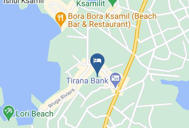 Saranda - Hotel Milo Maps