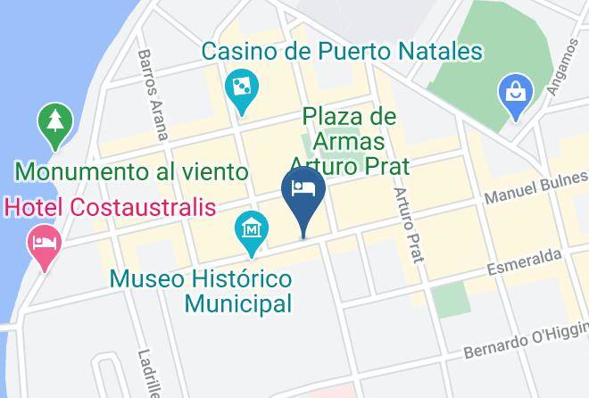 Ultima Esperanza Province - Hotel Milodon Maps