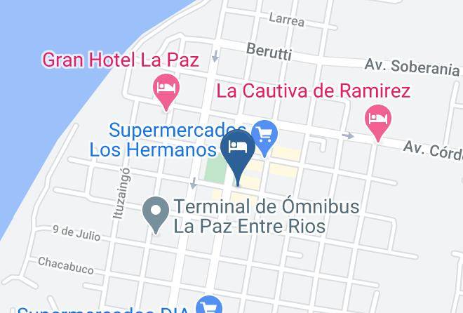 La Paz - Hotel Milton Maps