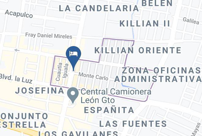 Leon - Hotel Milton Maps