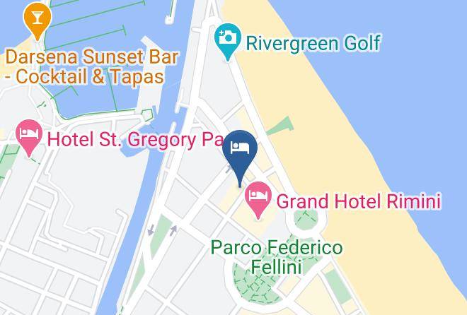 Rimini - Hotel Milton Rimini Maps