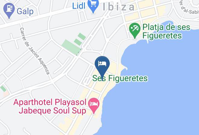 Baleares - Hotel Mim Ibiza Es Vive Maps